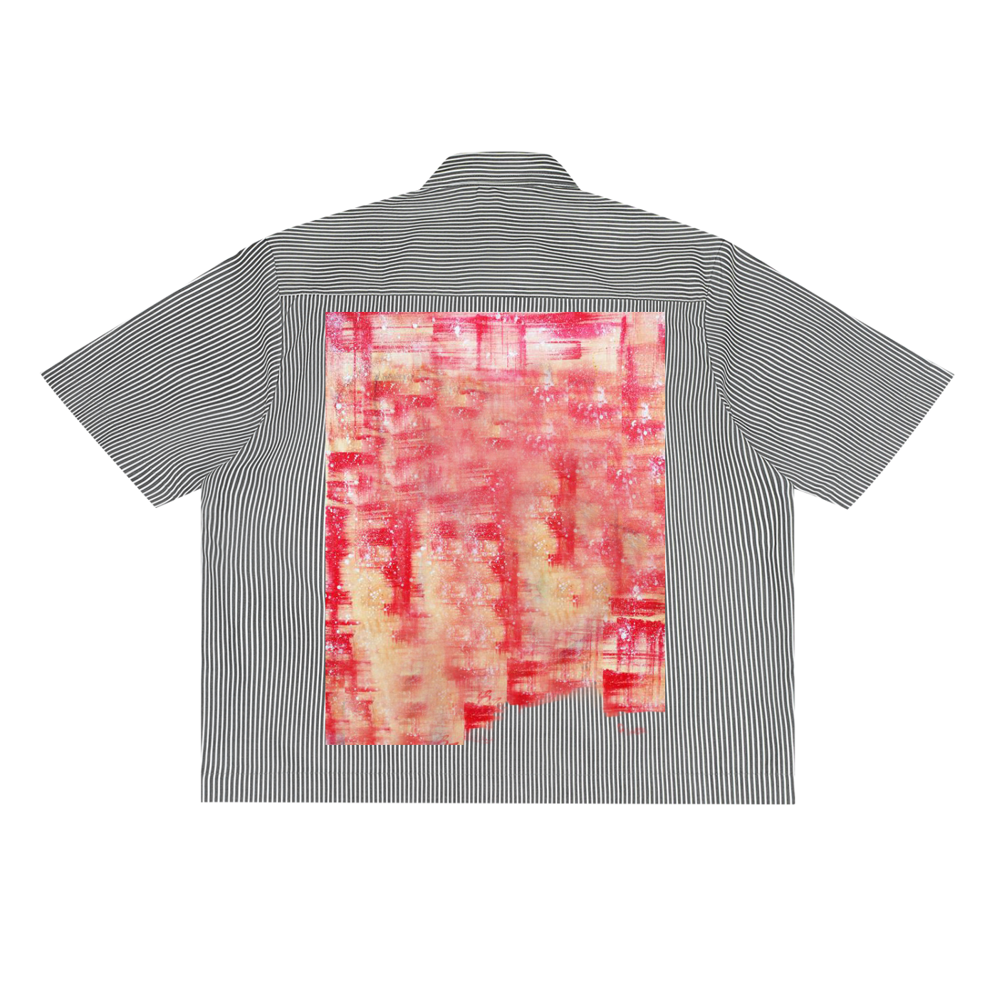 Oversized Vertical Stripe Boxy Shirt