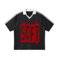 Collar Striped Soccer Jersey