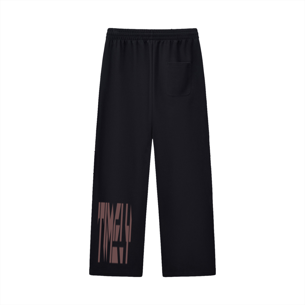 Curved Stripe Straight Sweatpants(perfect unisex joggers quality)