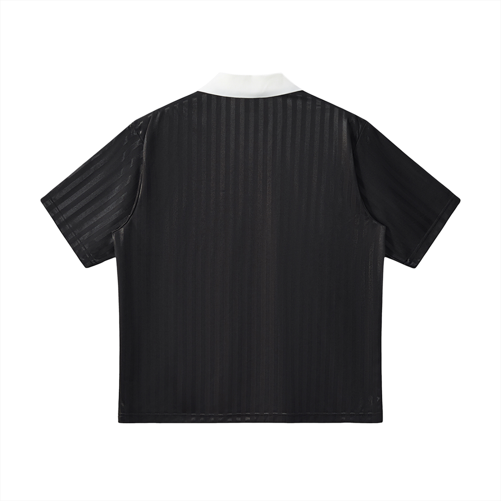 Collar Striped Soccer Jersey