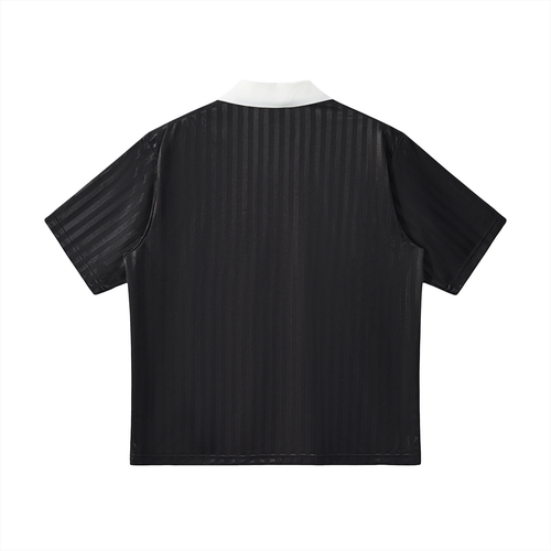 Collar Striped Soccer Jersey