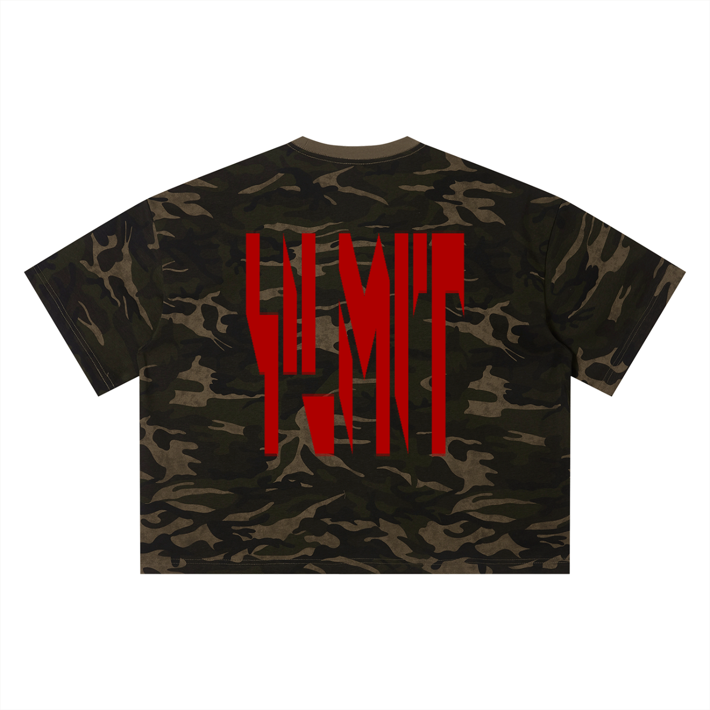 Camo unisex croptop-Shirt