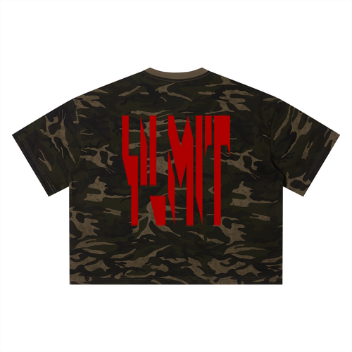 Camo unisex croptop-Shirt