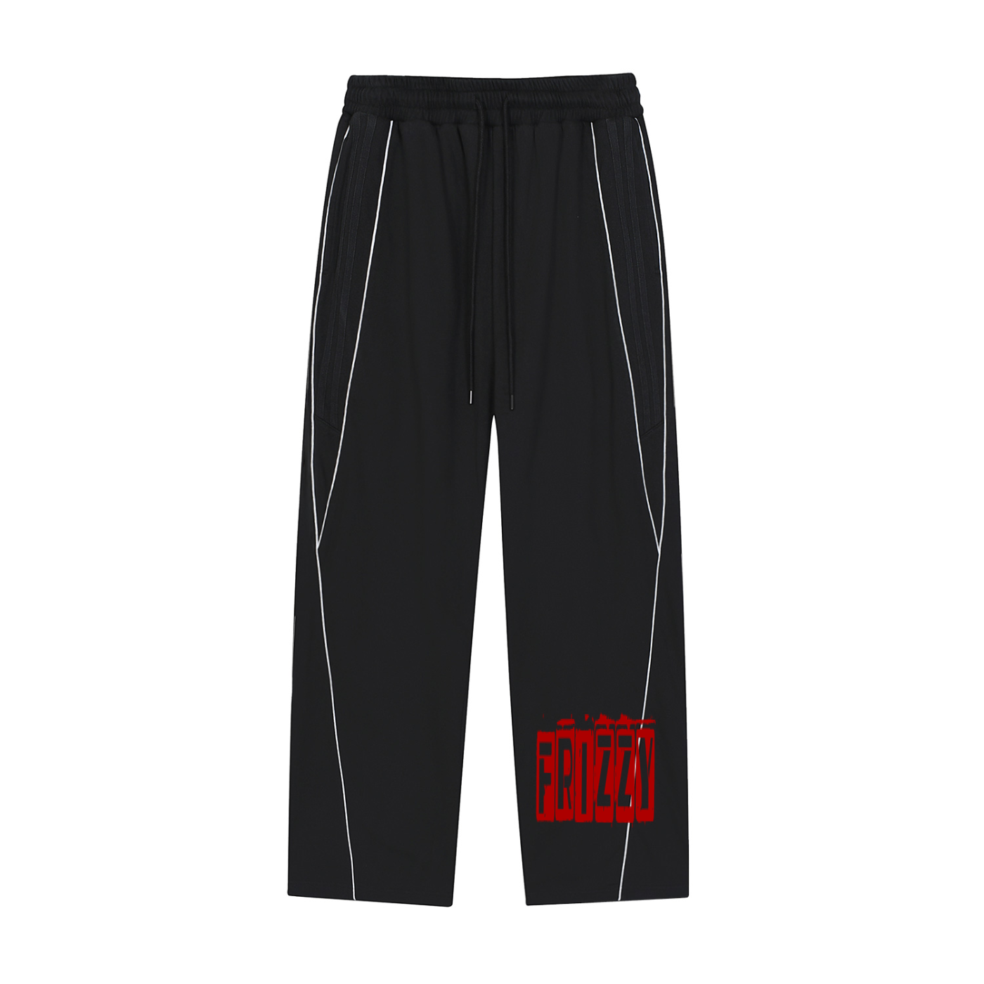 Striped Straight-Leg baggy Sweatpants
