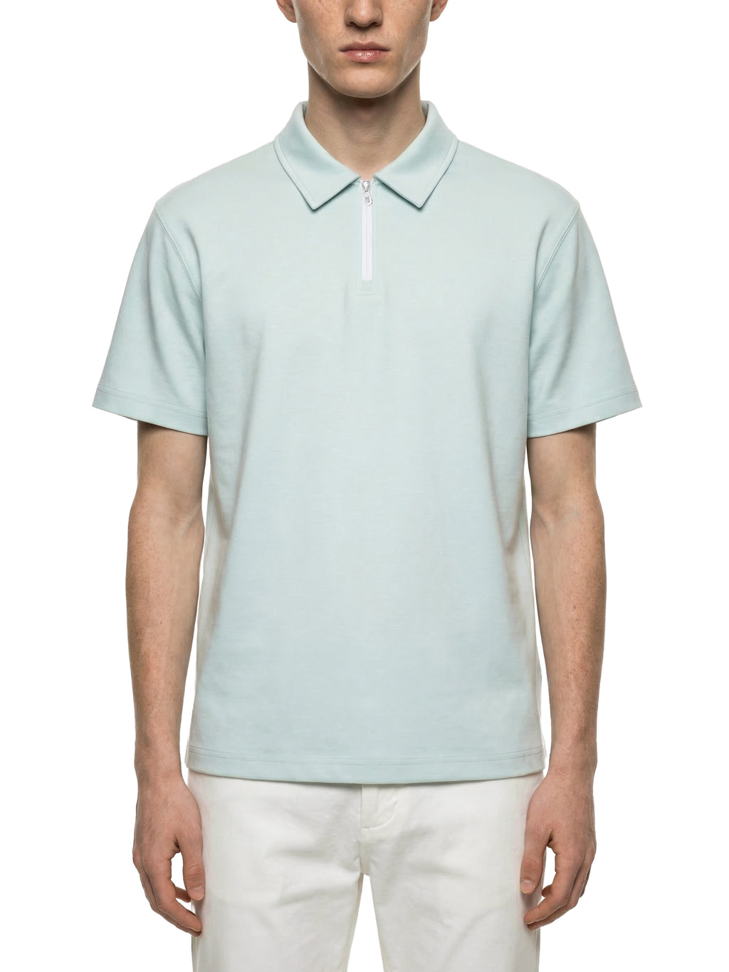 Quarter-Zip Polo Shirt