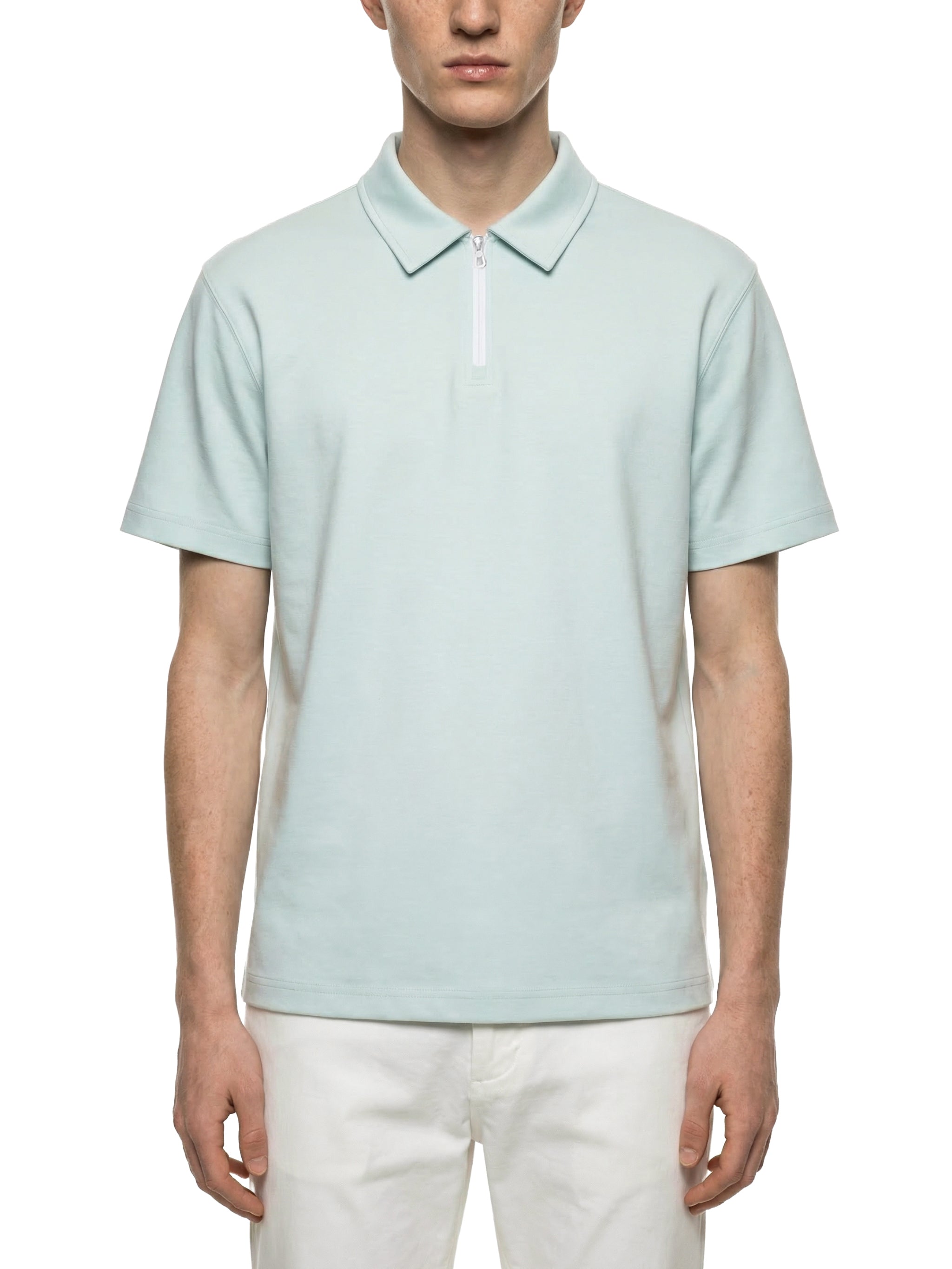 Quarter-Zip Polo Shirt