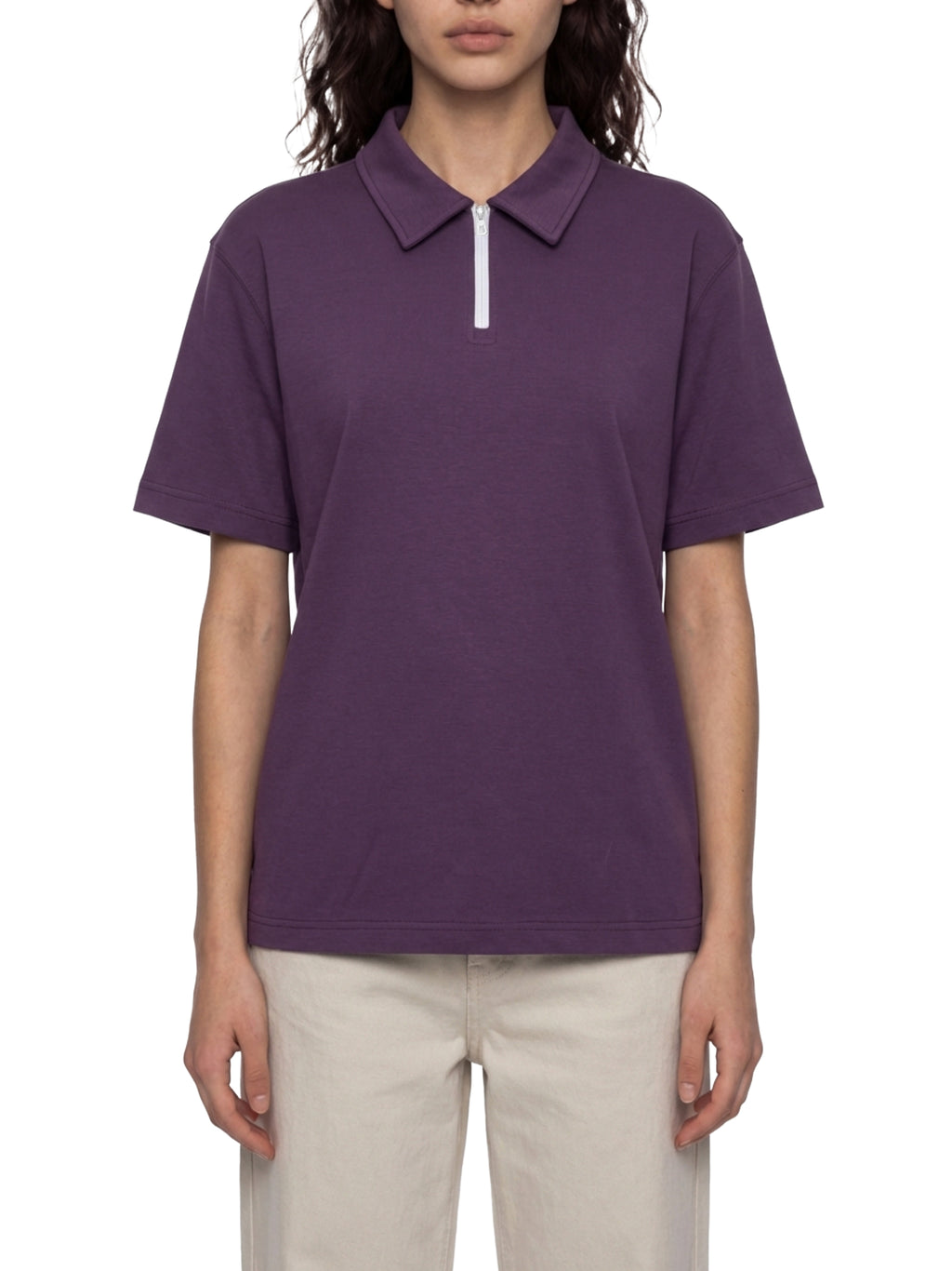 Quarter-Zip Polo Shirt