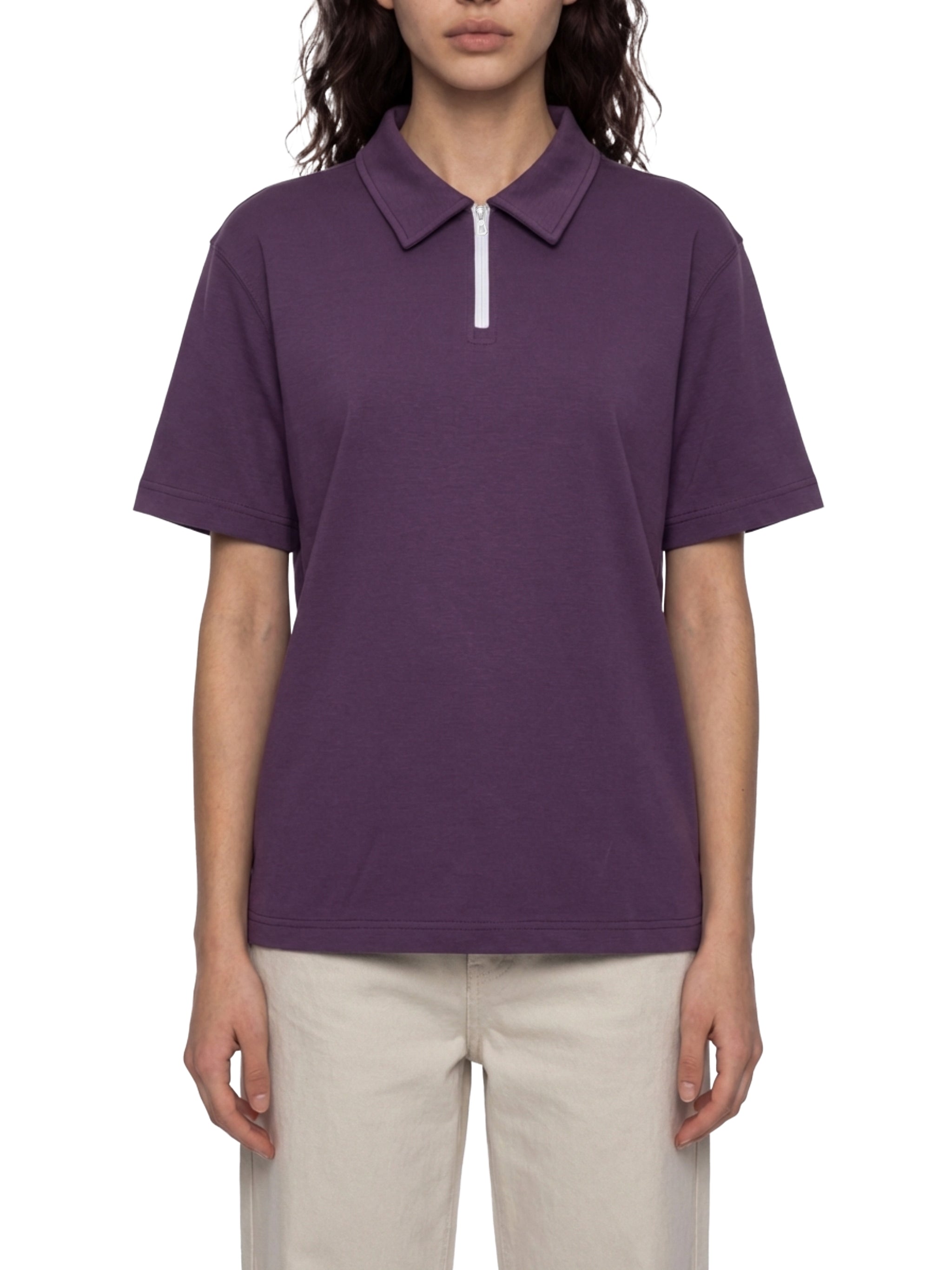 Quarter-Zip Polo Shirt